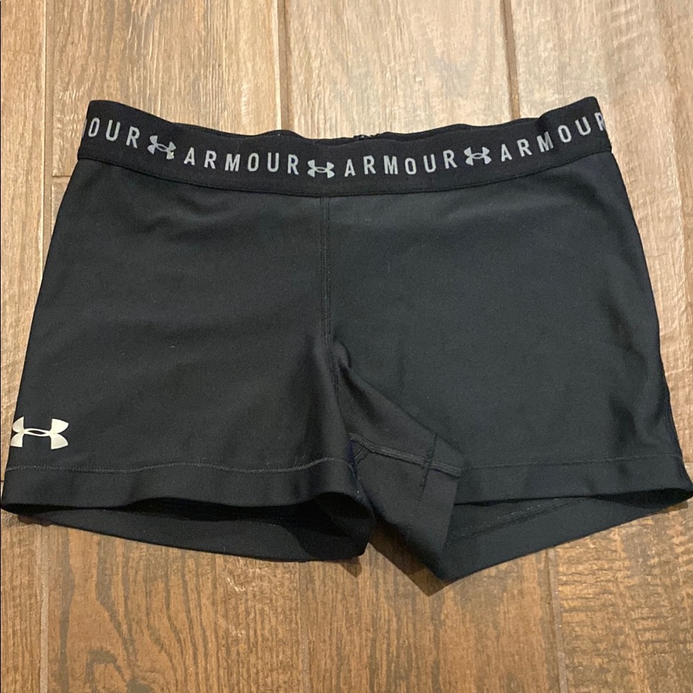 Under Armour Black Athletic Compression Shorts